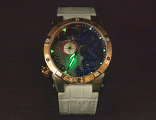 Zoid Dragon II Stainless Steel / Rose Gold / Blue